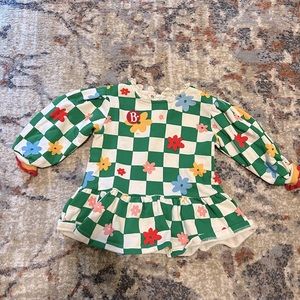 [Bebe de Pino] Green checkered dress